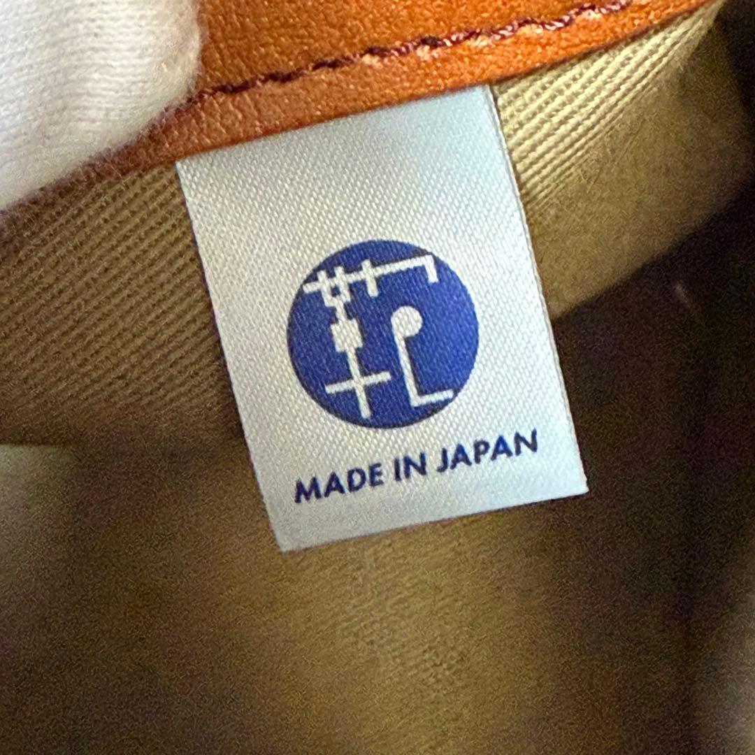 【極美品】SADDLE 豊岡鞄　ミニダレスバッグ　2way レザー　ブラウン