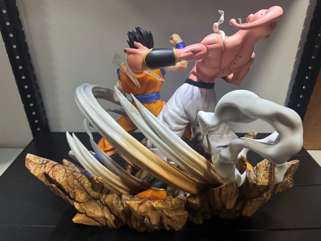 templeスタジオ　悟飯VSブウ　ガレキ　塗装済み完成品