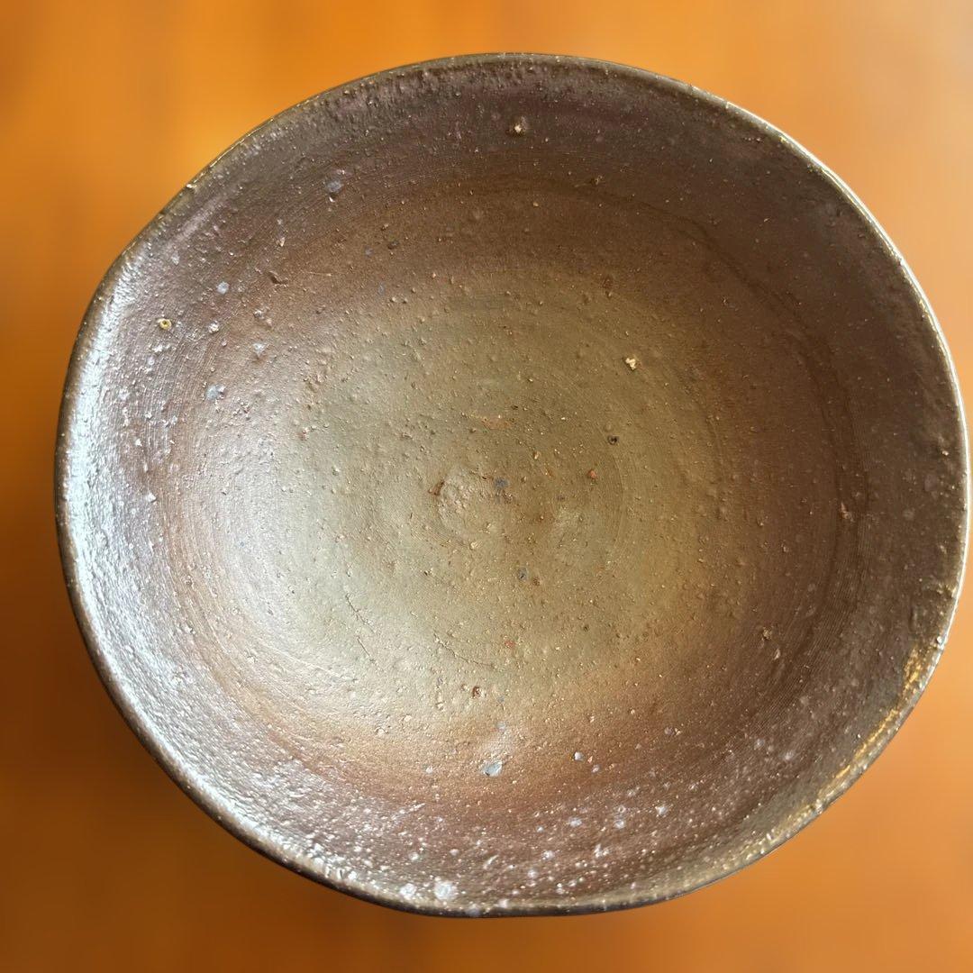 國吉清尚.焼き締め.深鉢.銘あり.希少品