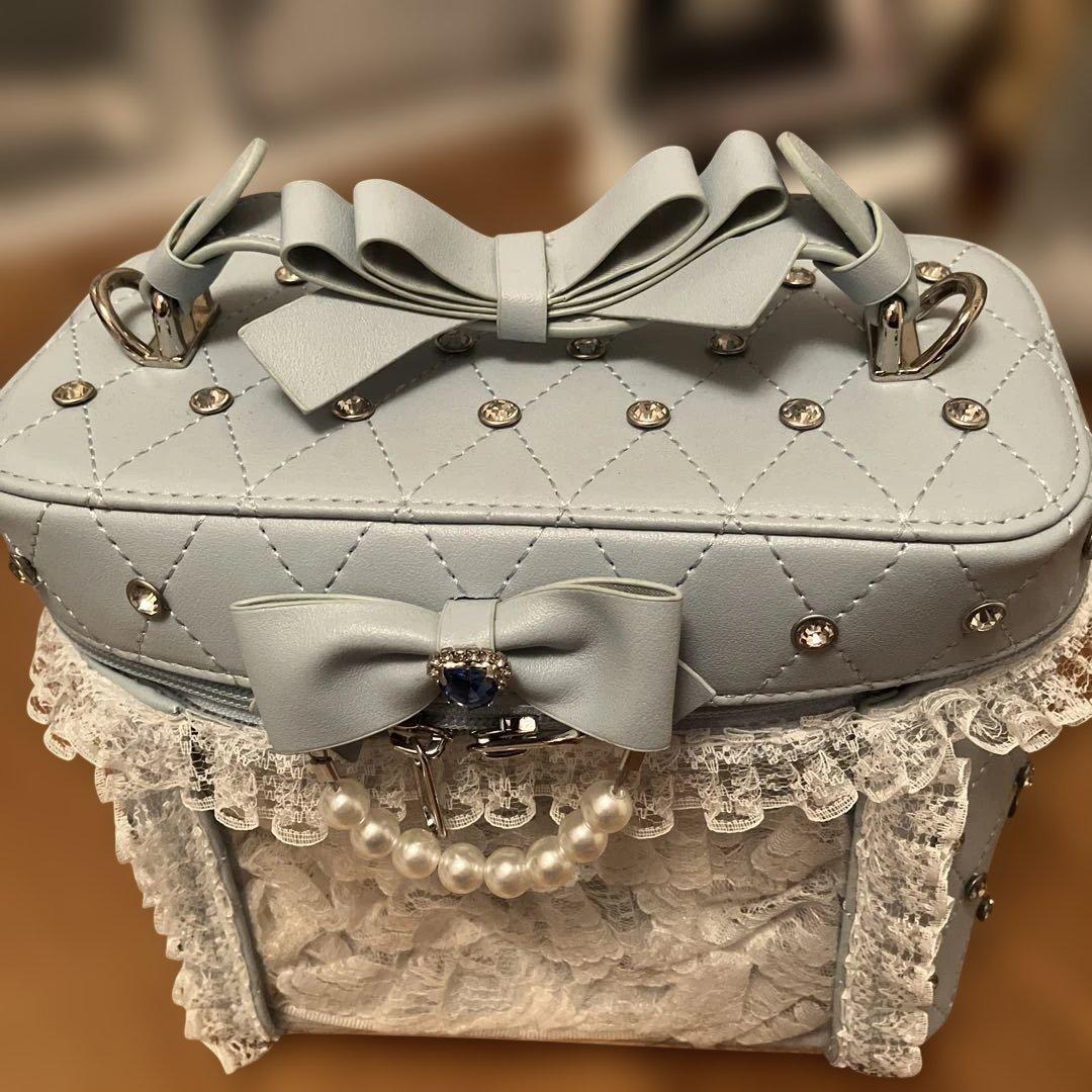 Ank Rouge 確定ファンサのおまじないビジューキルティングバニティBag