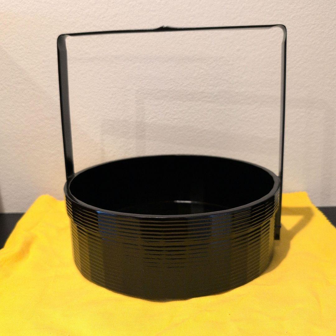 目代宗芳 輪島塗 莨盆 丸手付 共箱