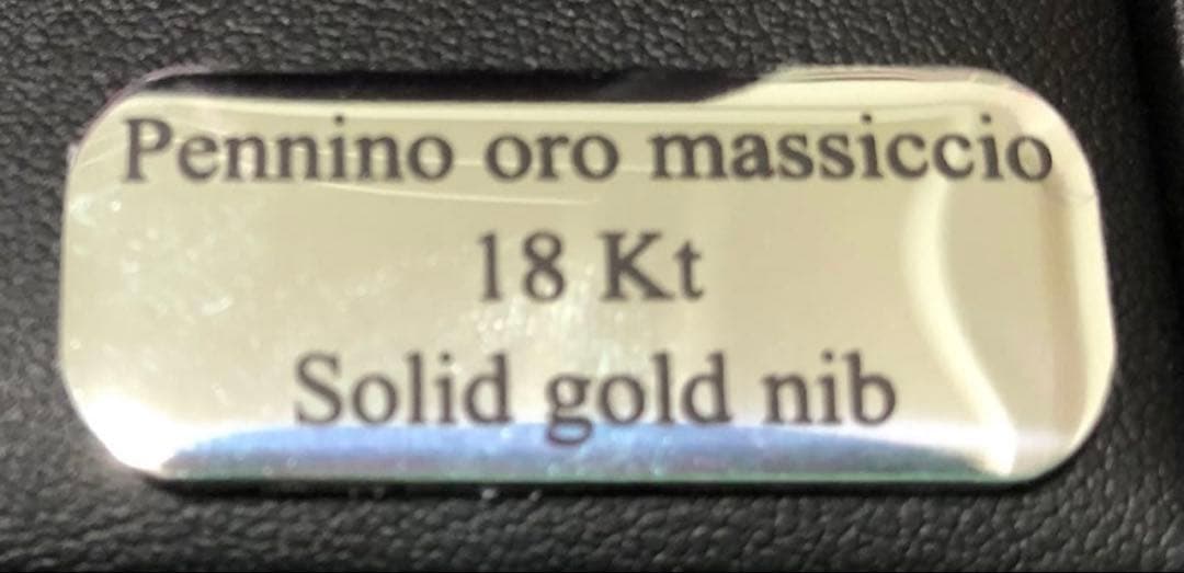 アウロラ　万年筆カレイドスコーピオ　ルーチェローザ　字幅M インク付き