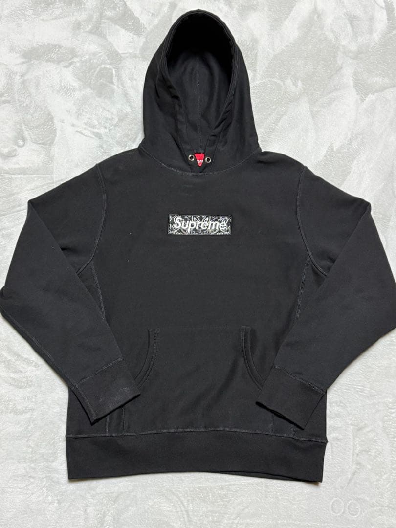 トップス Supreme Bandana Box Logo Hooded 19aw