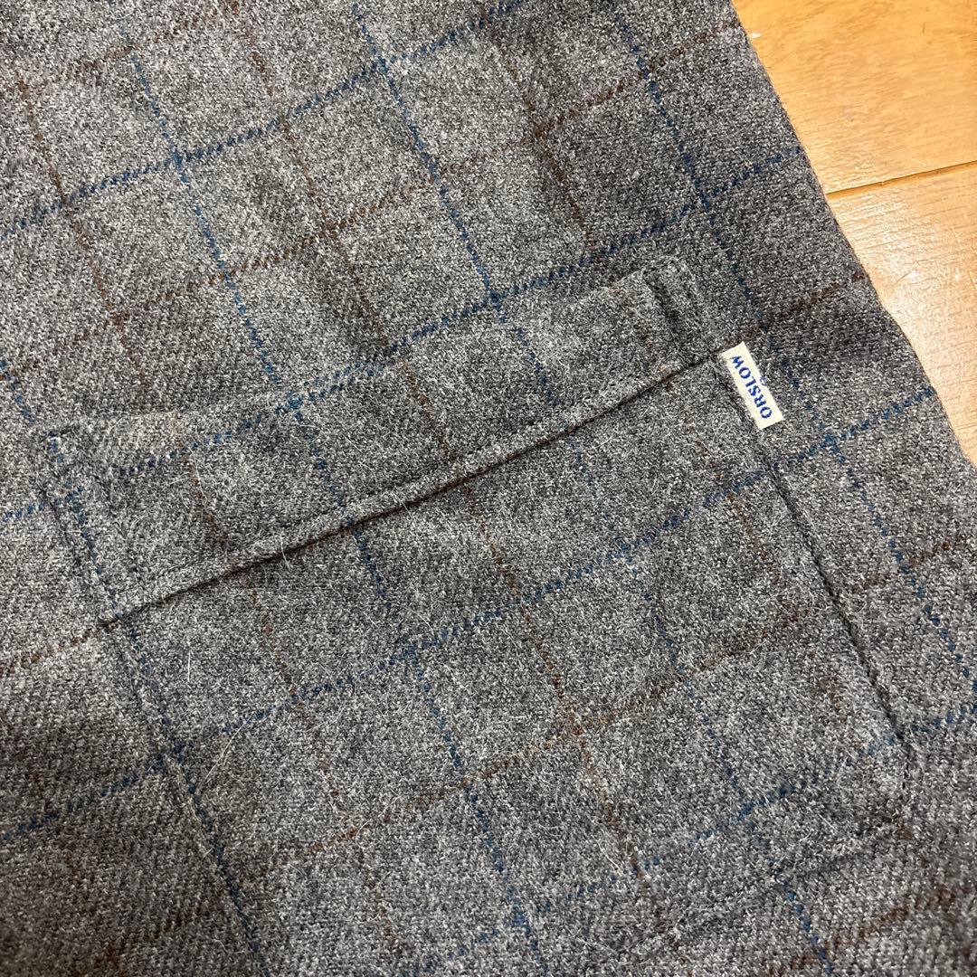 新品半額！オアスロウorslowヴィンテージレプリカ ウールチェックベスト