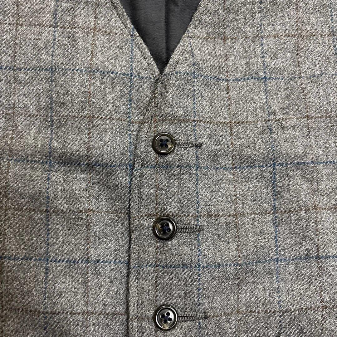 新品半額！オアスロウorslowヴィンテージレプリカ ウールチェックベスト