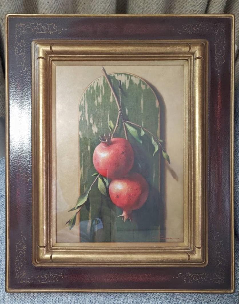 伊藤貞和 ザクロ 油彩画