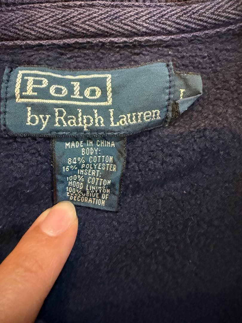 Polo by Ralph Lauren ネイビー パーカー Lサイズ