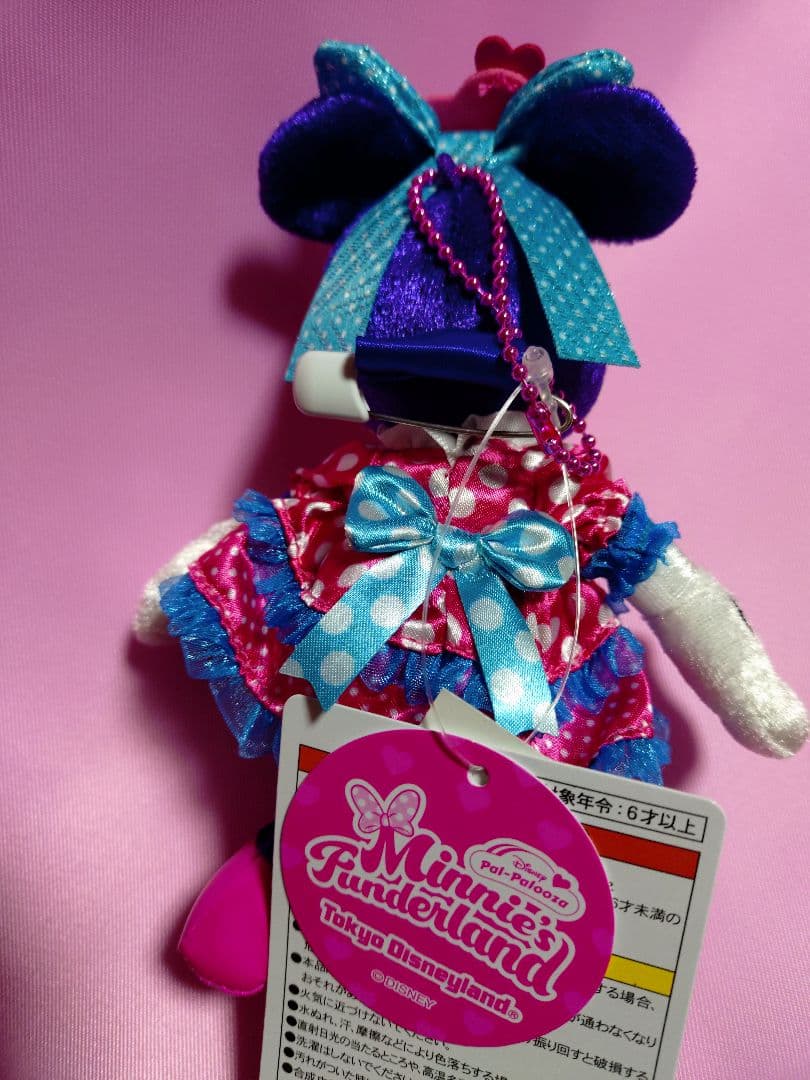 ぬいぐるみバッジ ミニー ミッキー プルート パルパルーザ ファンダーランド