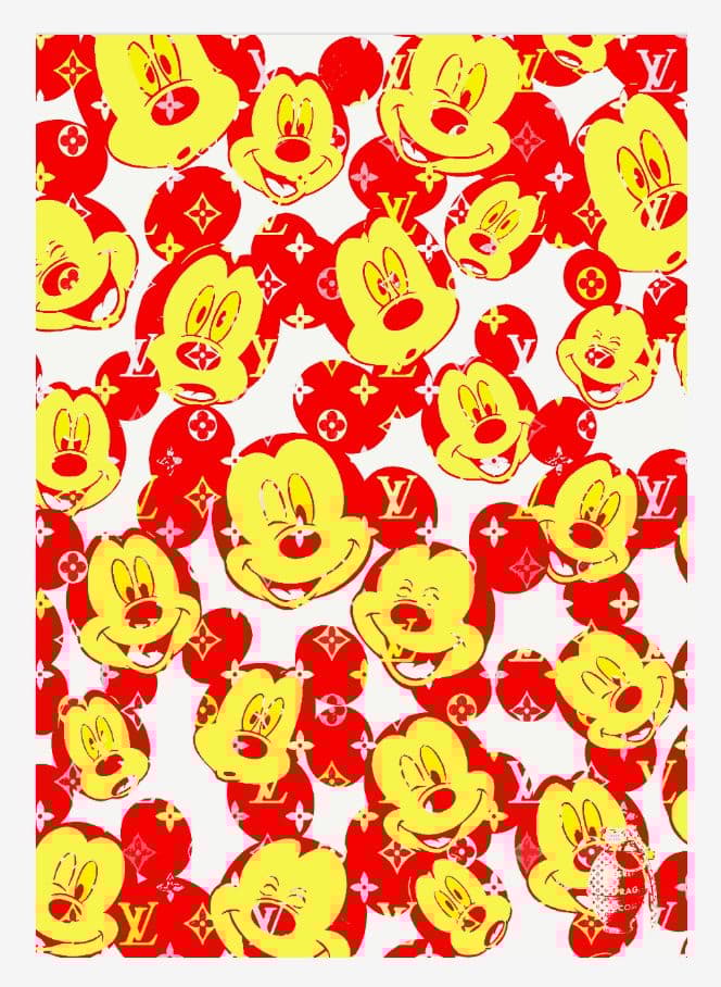 DEATH NYC ミッキーマウス（Mickey）アートポスター　未使用