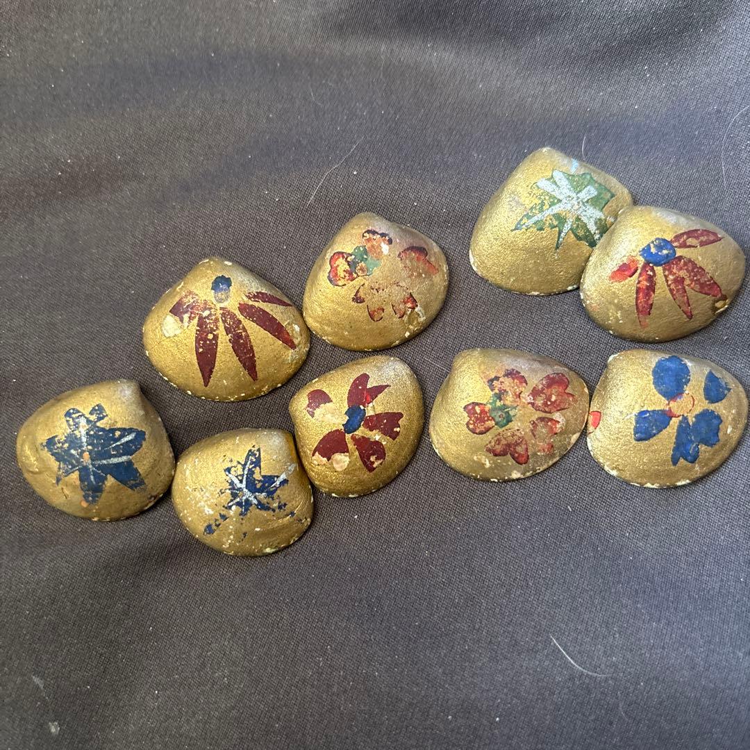 骨董品　江戸時代貝合わせ　アンティーク