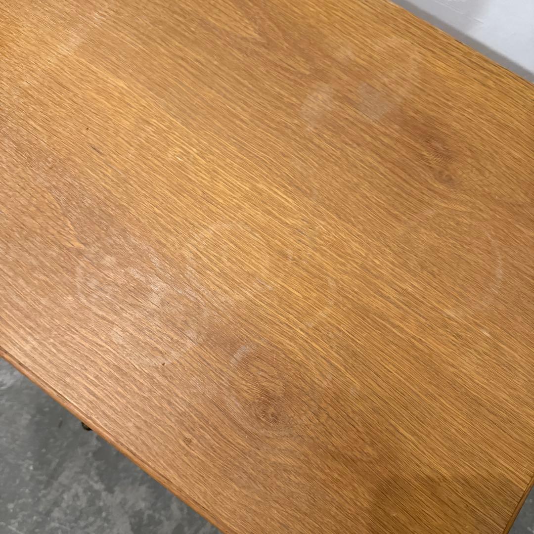 ビンテージ　木製サイドテーブル　ベッドサイドテーブル　引き出し付き　1