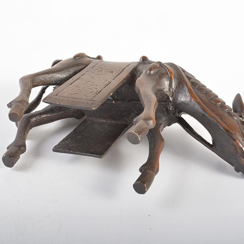 中国　古銅　驢馬賢人 のったり香炉　V　6307