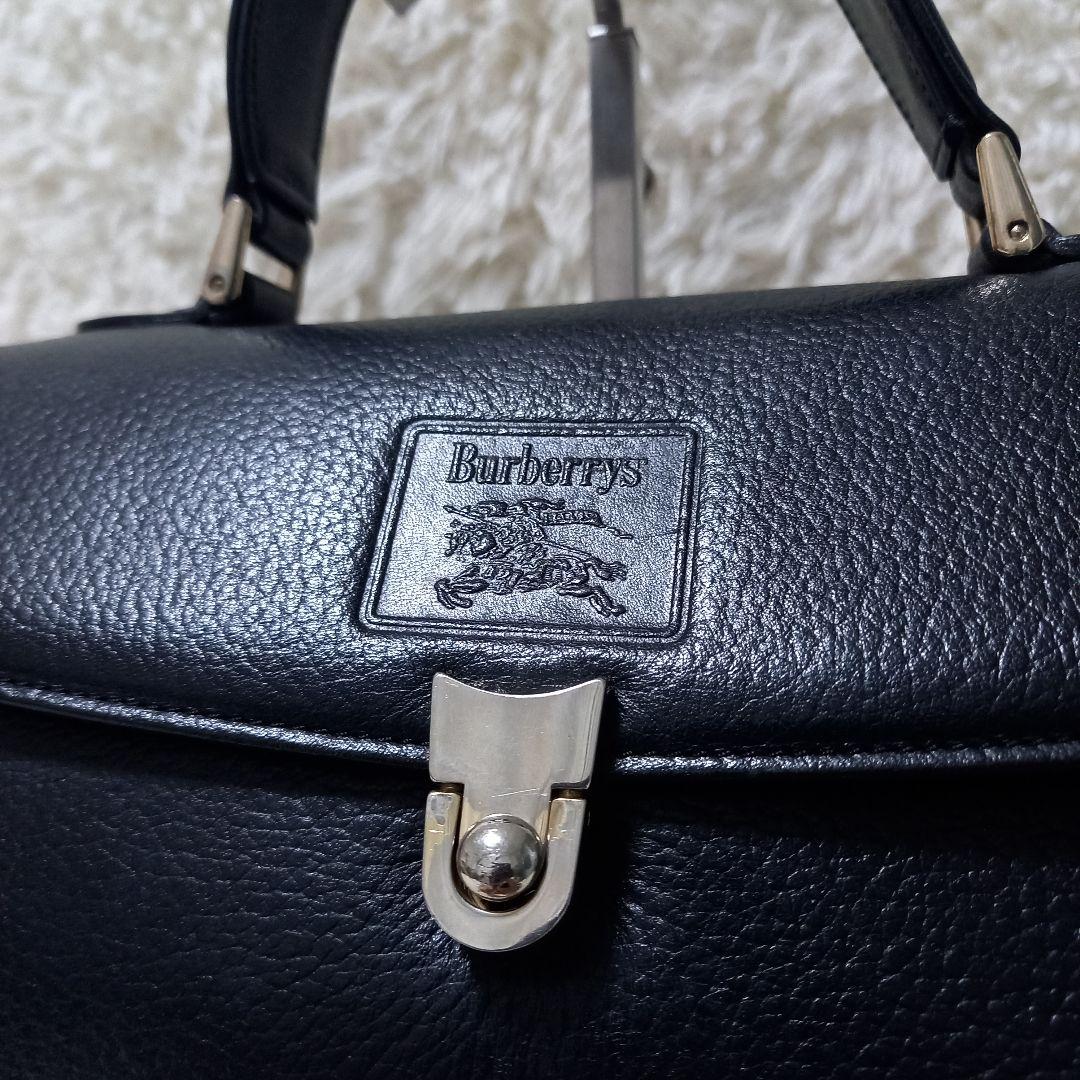 ●希少●　BURBERRYS　筒型　ノバチェック　シャドウホース　ハンドバッグ