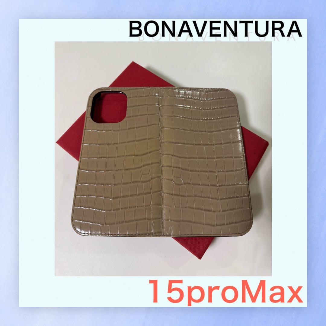 BONAVENTURA iPhone15proMax ケース 手帳型 エストープ