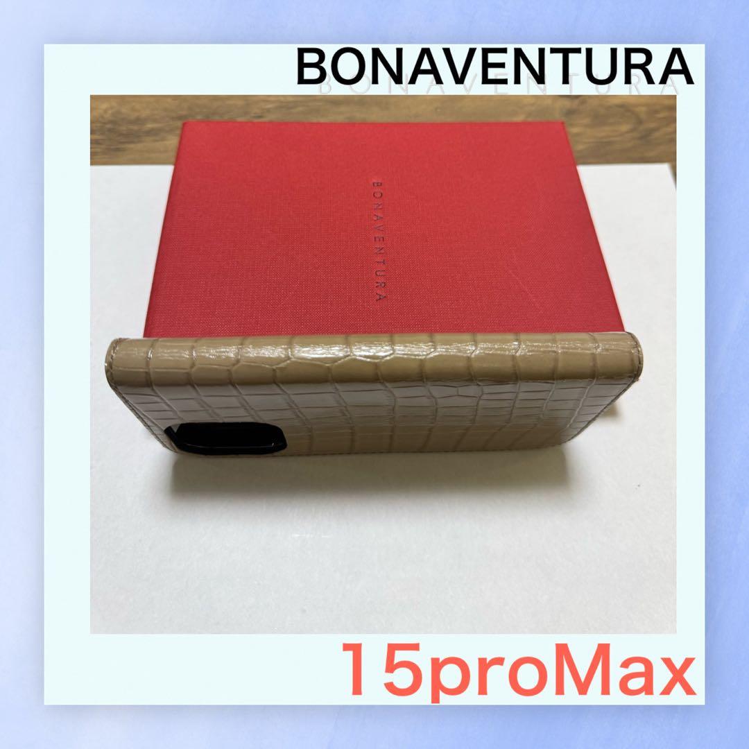 BONAVENTURA iPhone15proMax ケース 手帳型 エストープ