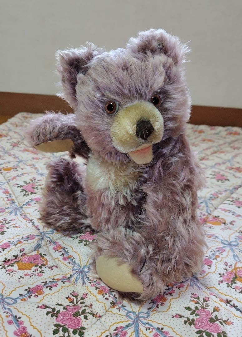 シュタイフ　小豆色のゾッティ