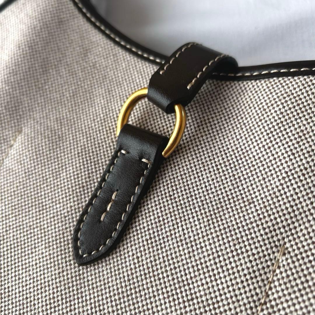 【美品】ポロラルフローレン IDショルダーバック レザー キャンバス