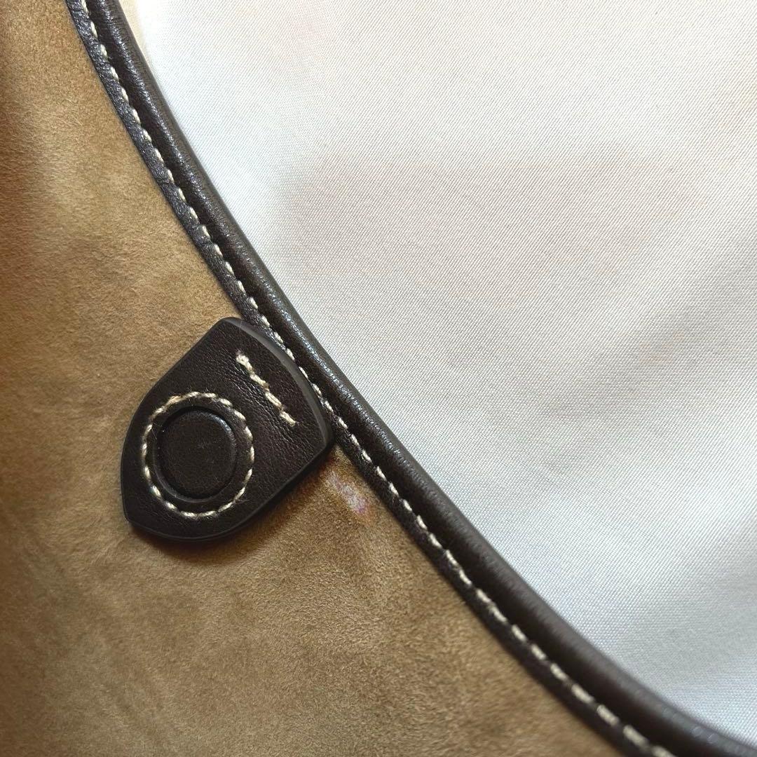 【美品】ポロラルフローレン IDショルダーバック レザー キャンバス