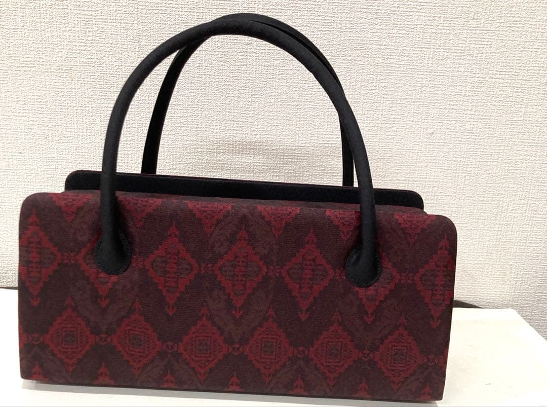 正絹経錦(たてにしき)利休和装バッグ