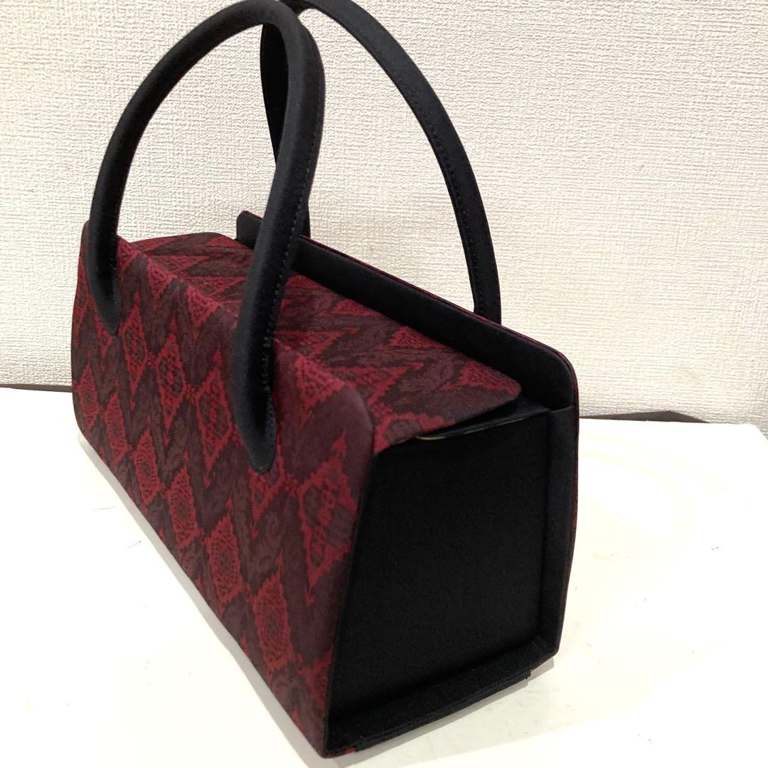 正絹経錦(たてにしき)利休和装バッグ