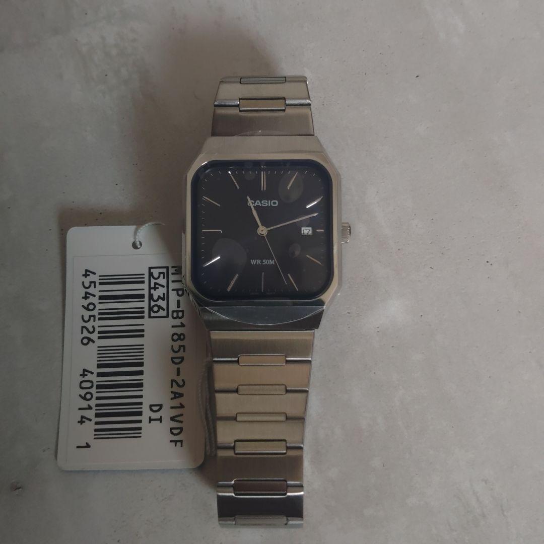 CASIO　MTP-B185D 新品　ネイビー　海外モデル