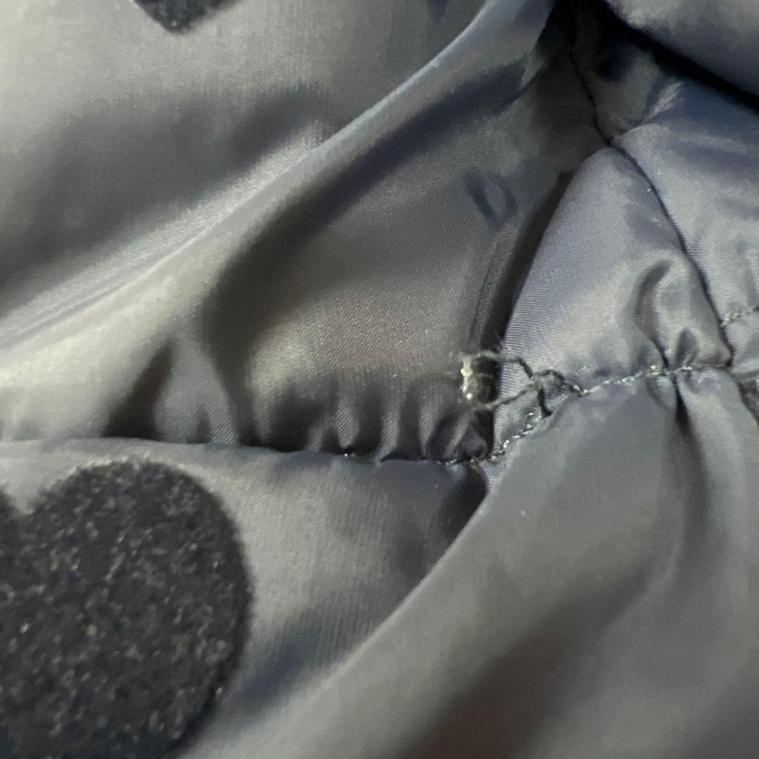 jacadi ダウンコート　ネイビー　ハート　ジャカディ81センチ