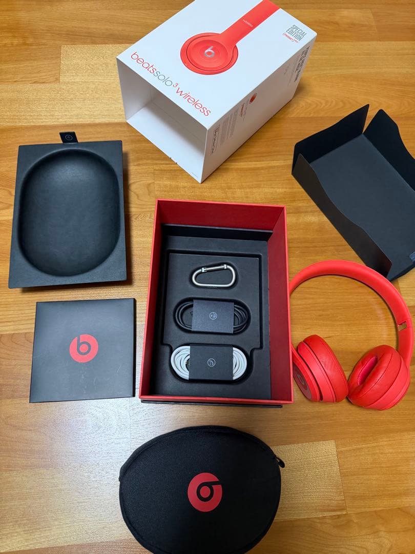 beats solo3 wireless レッド