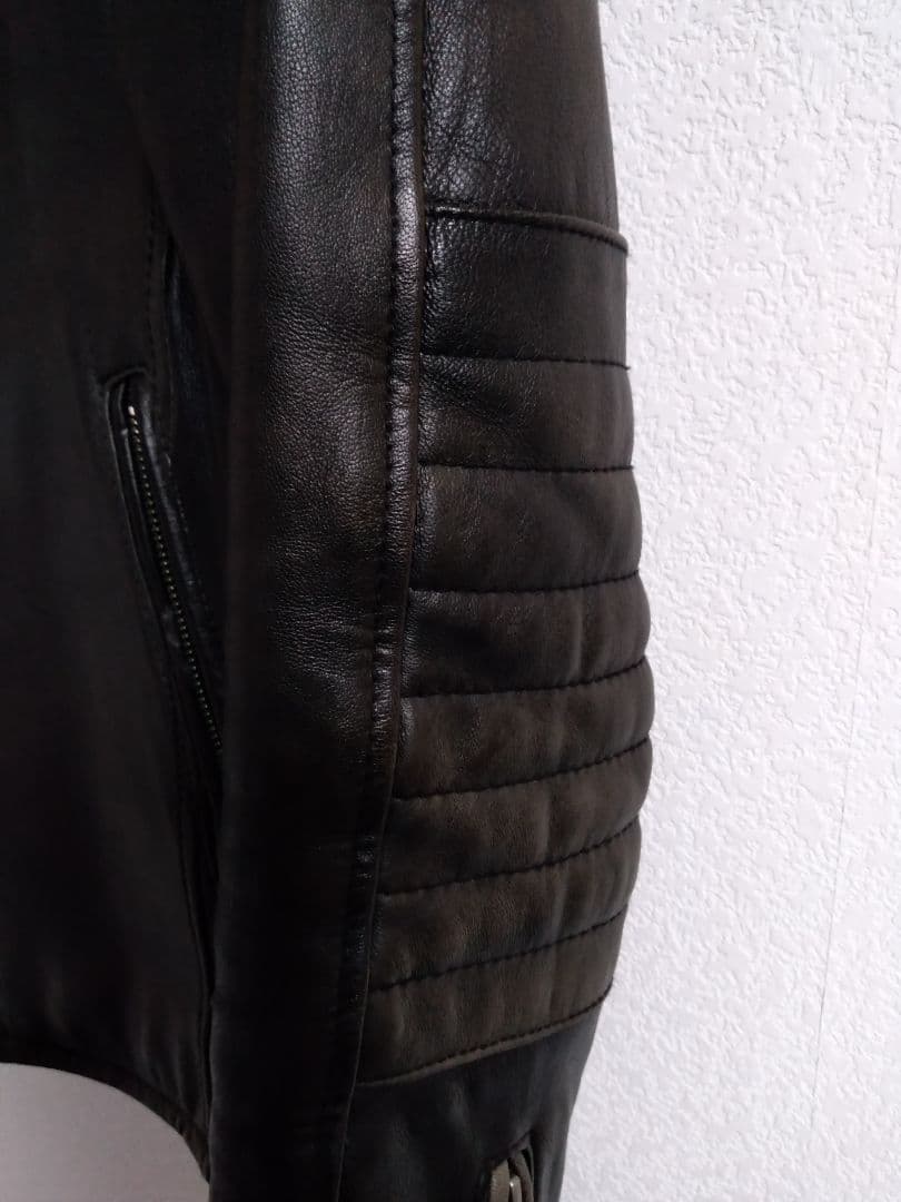 glamb　ダブルライダースジャケット　羊革