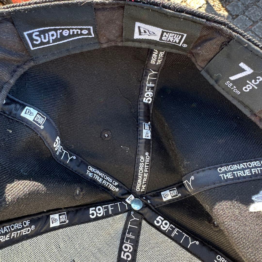 Supreme NATIONAL CHAMPIONS キャップ　ブラック