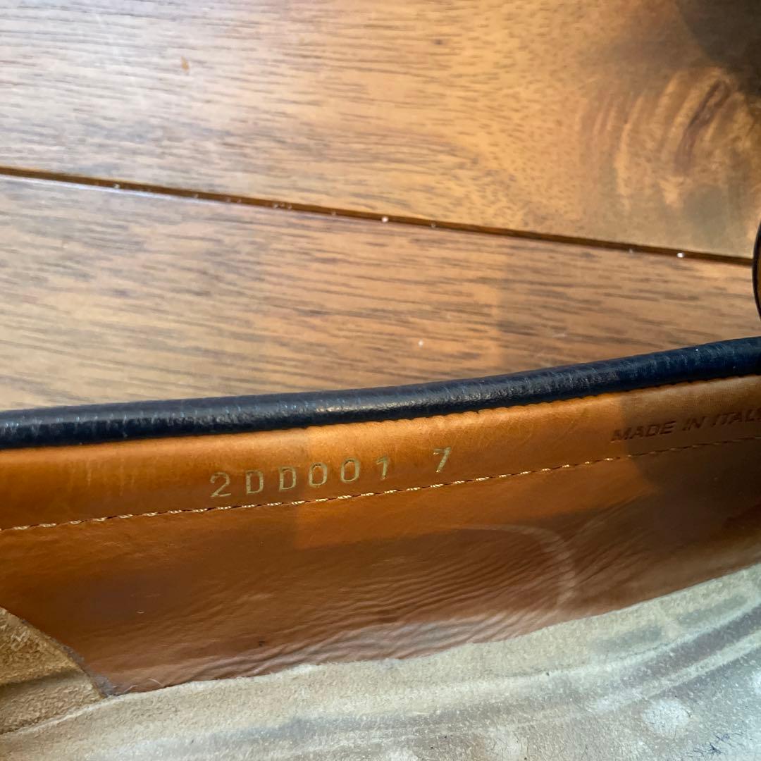 プラダ PRADA ローファー スリッポン ドライビングシューズ　ネイビー