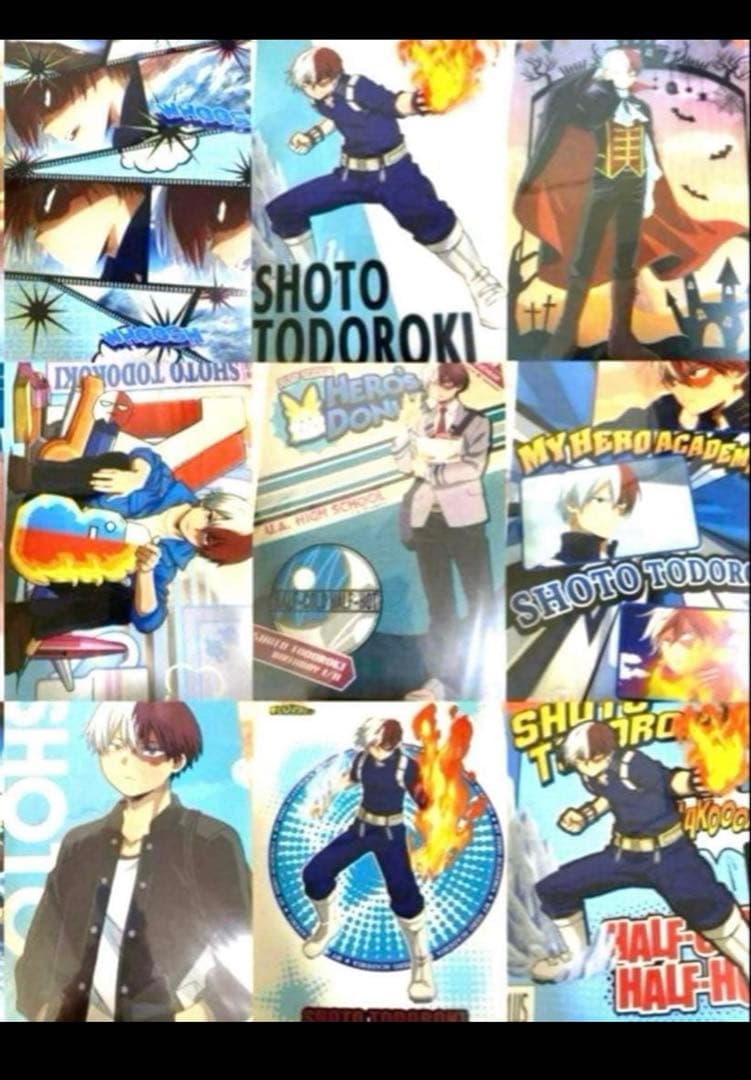 僕のヒーローアカデミア ヒロアカ 轟焦凍 クリアファイル セット