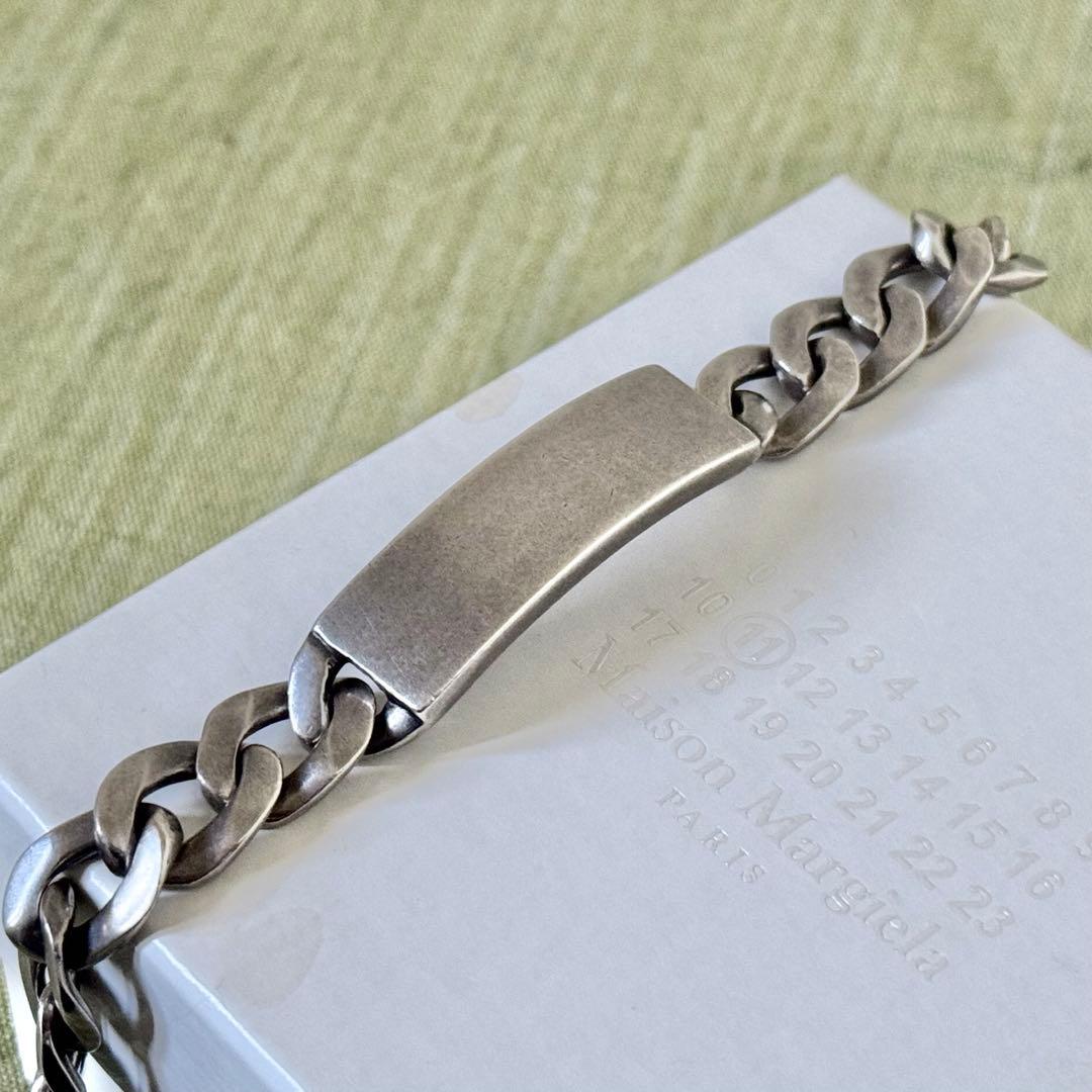 Maison Margiela シルバーチェーン ID ブレスレット
