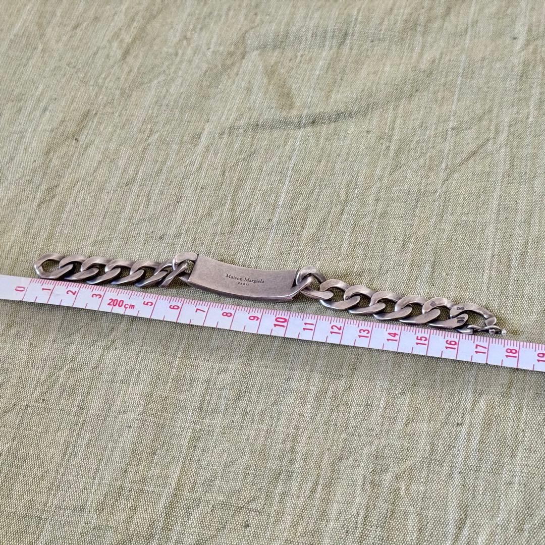Maison Margiela シルバーチェーン ID ブレスレット