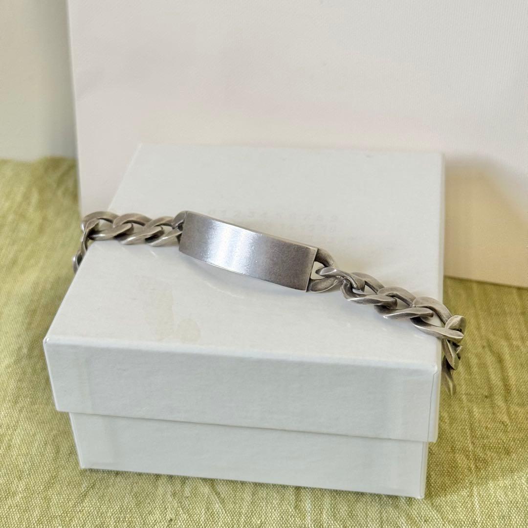 Maison Margiela シルバーチェーン ID ブレスレット