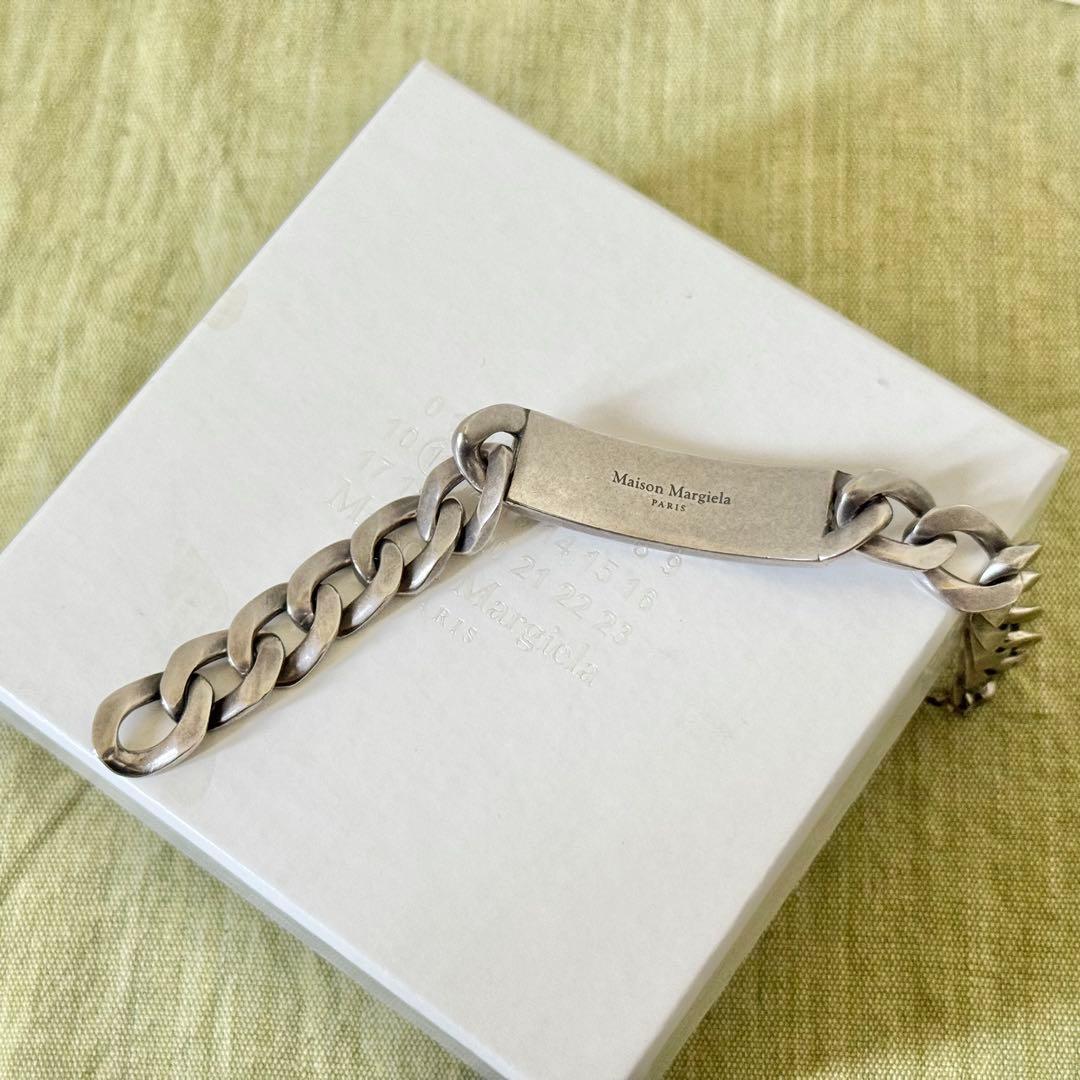 Maison Margiela シルバーチェーン ID ブレスレット