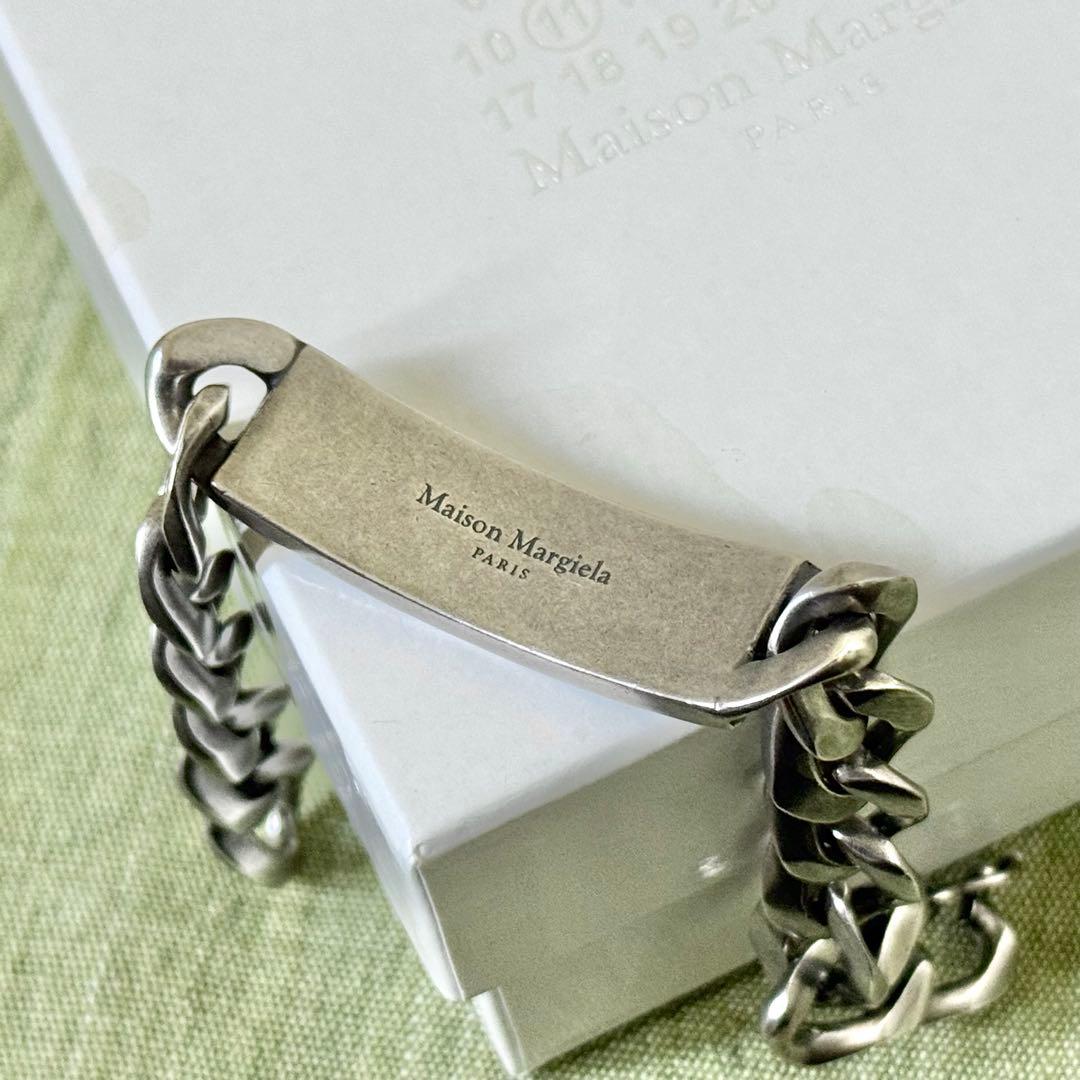 Maison Margiela シルバーチェーン ID ブレスレット