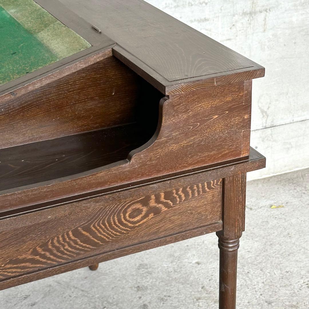 ✦昭和レトロ✦ アンティーク 製図机 ドラフティングデスク 木製 ライティング