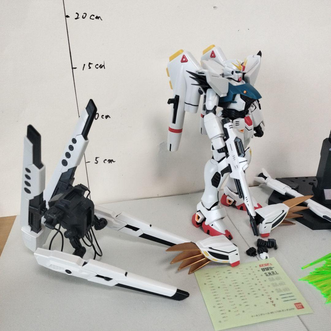 MG1/100 ガンダムF91ver2.0 完成品ガンプラ バックキャノン装着型