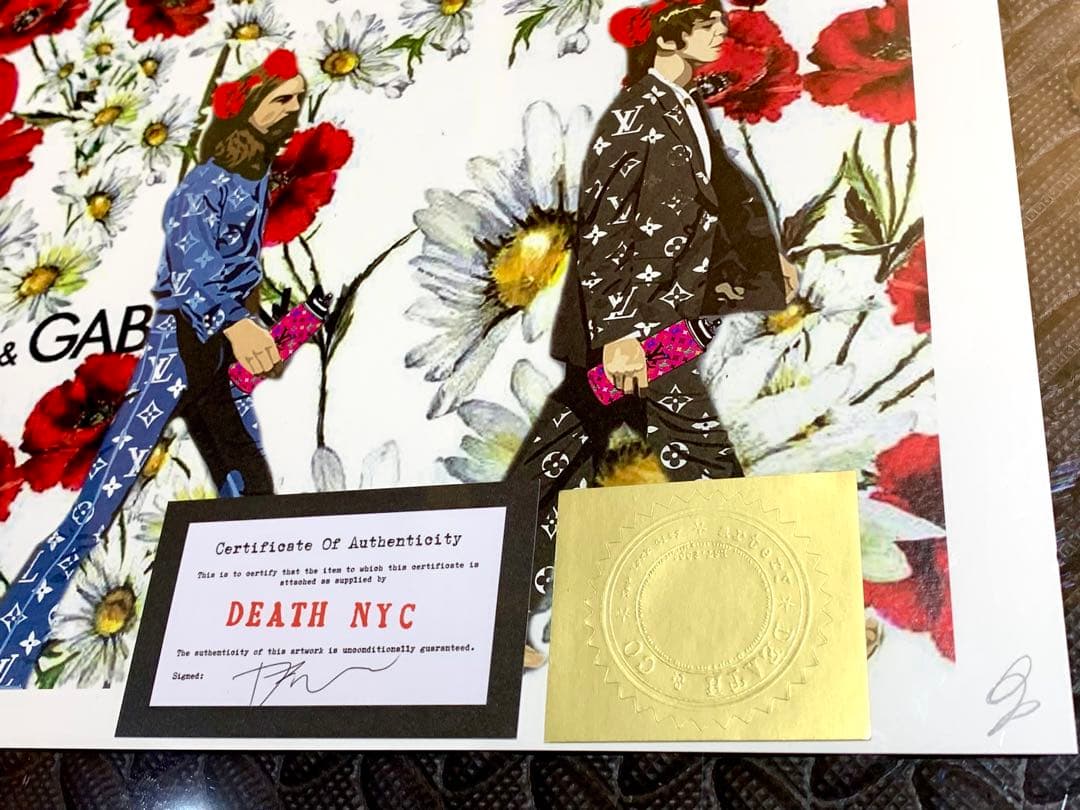 売約済　正規品DEATHNYC  世界限定100枚 バンクシー ドルガバ