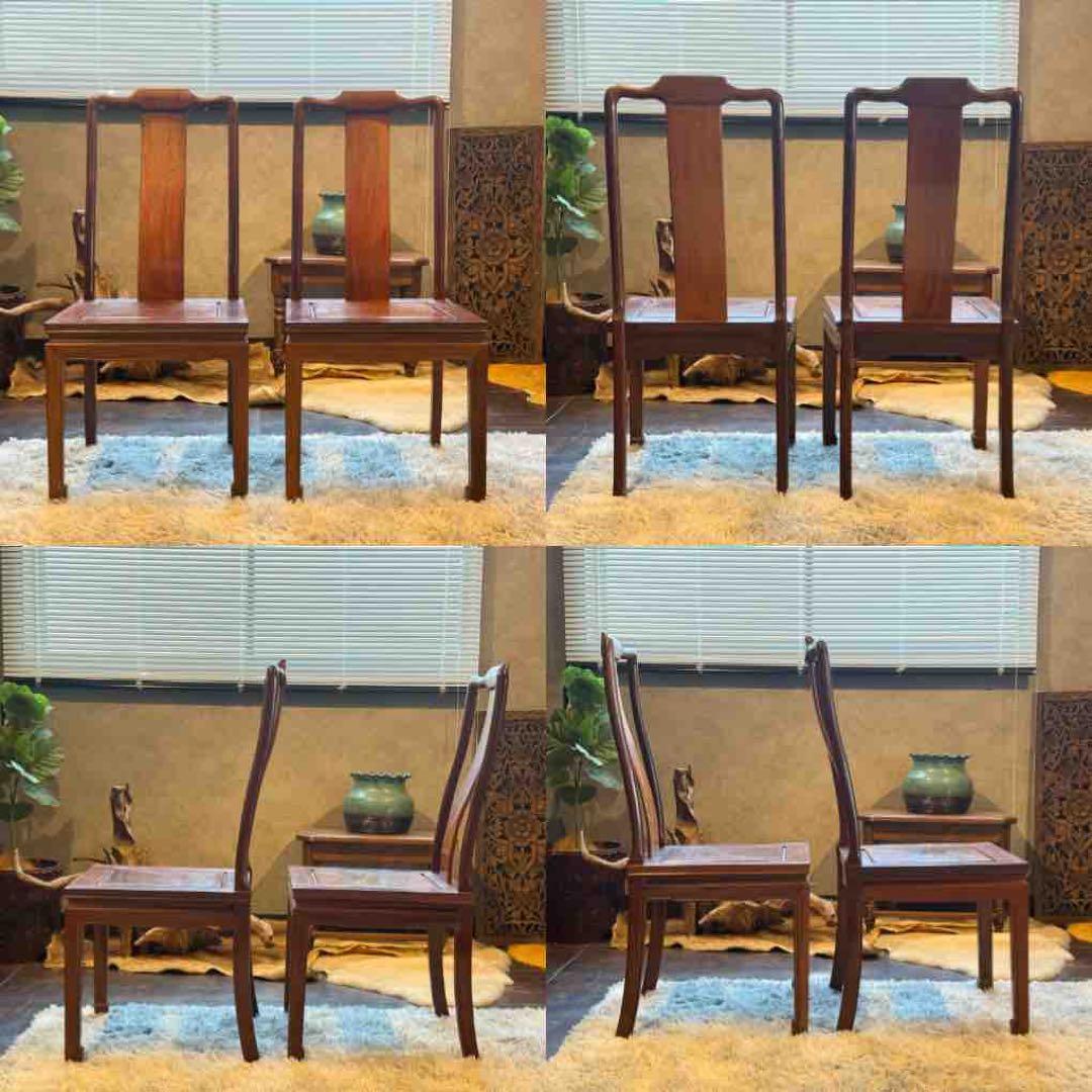 唐木　花梨　8人掛け　エクステンションテーブル　ダイニングセット　IIR