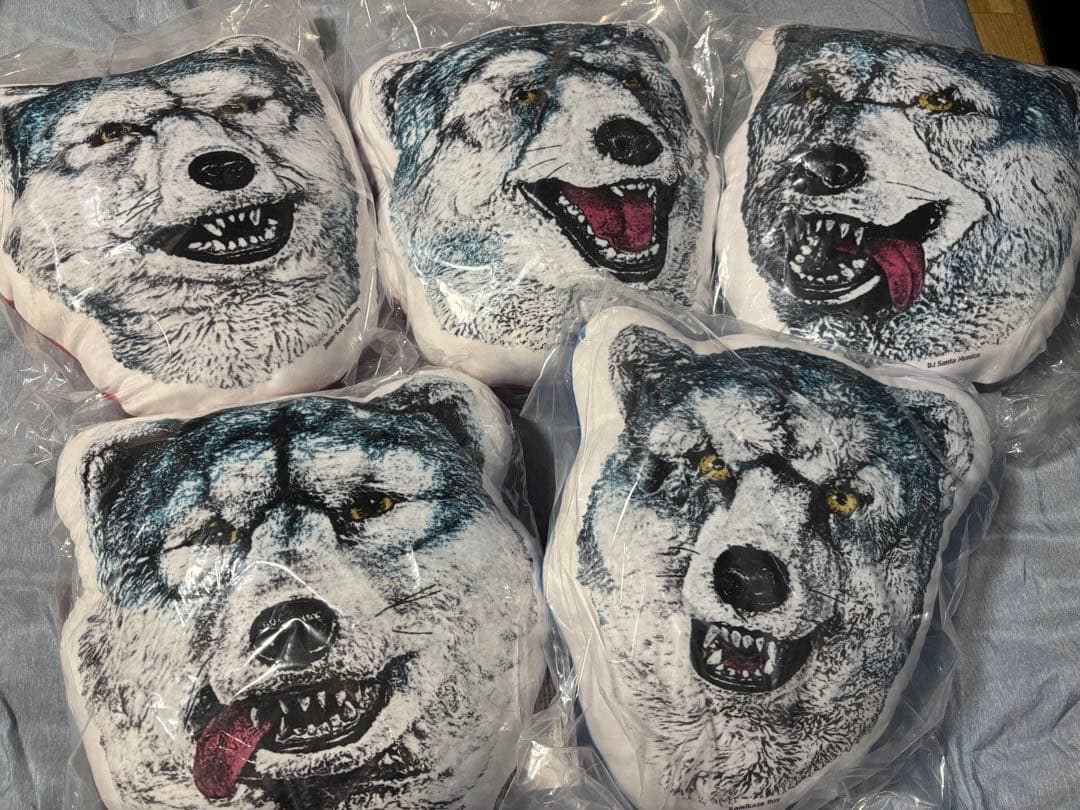 マンウィズ　一番くじ　セミコンプ　セット　フェイスクッション　フェイスマグネット