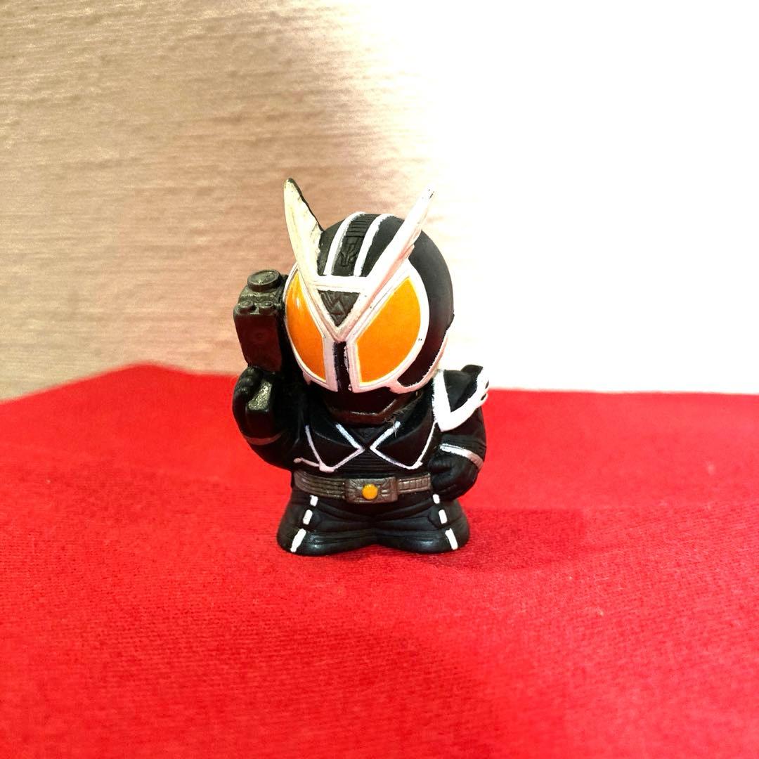 仮面ライダーデルタ 三原 北崎 フィギュア 当時物 SHF 真骨彫 希少 白黒