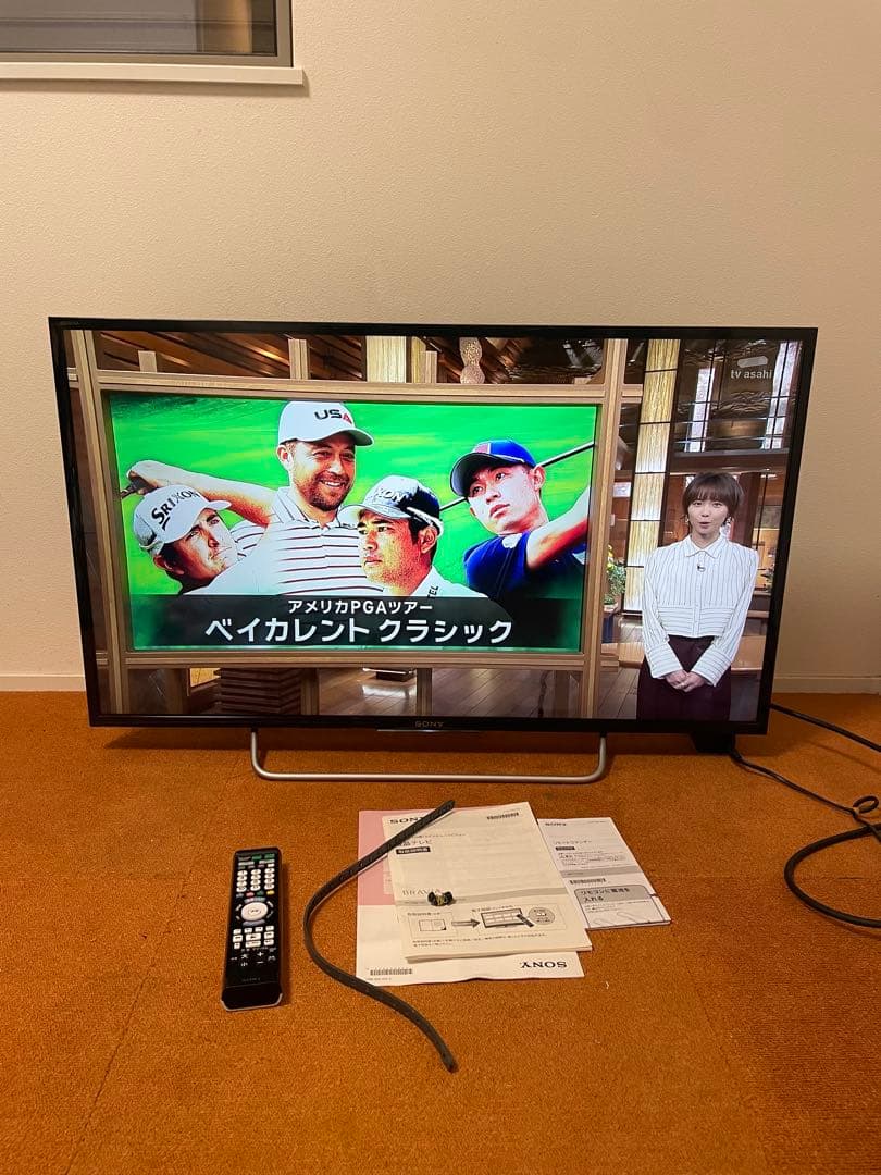 SONY 40V型 液晶テレビ BRAVIA KJ-40W700C 動画アプリ○
