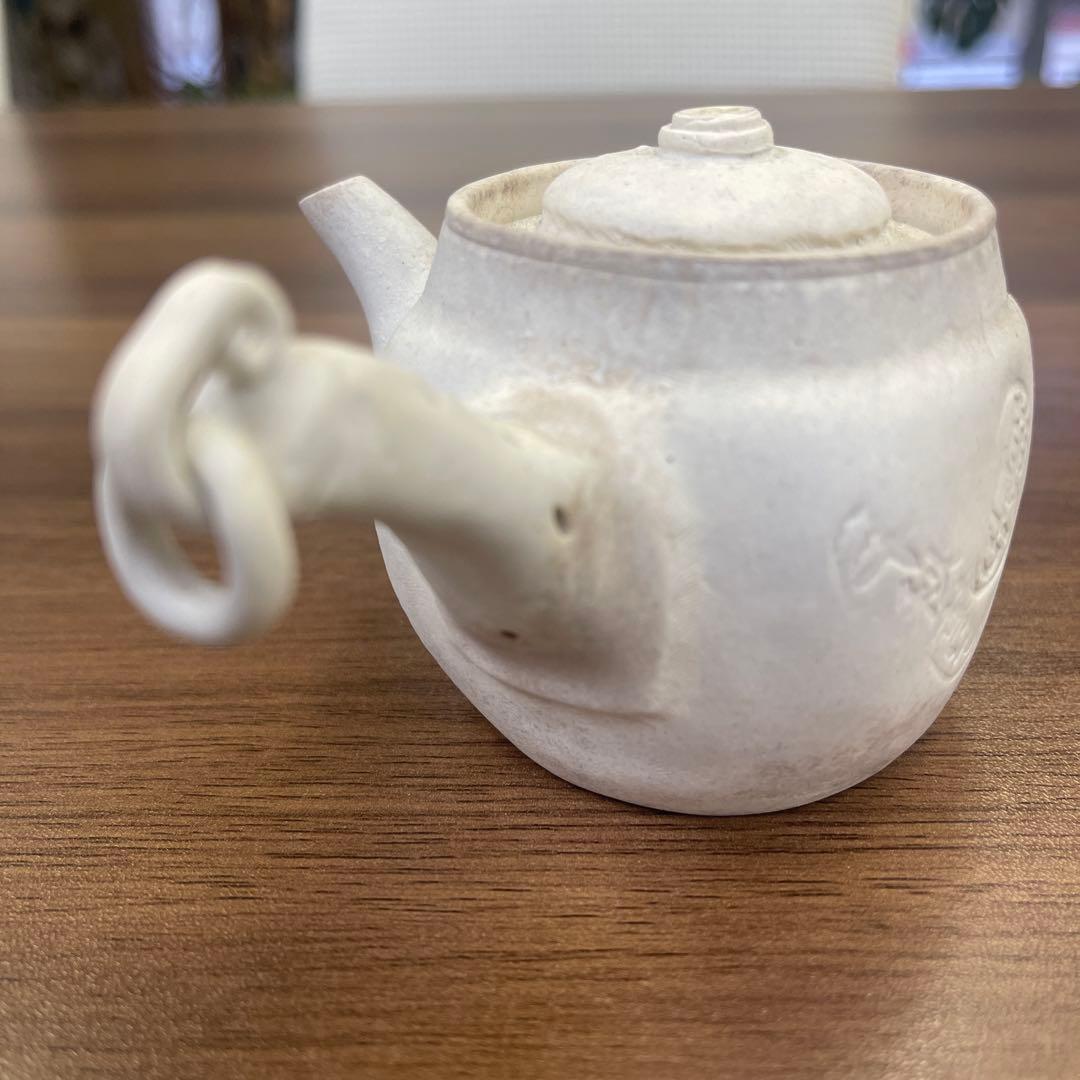 型万古　急須　白万古　萬古焼