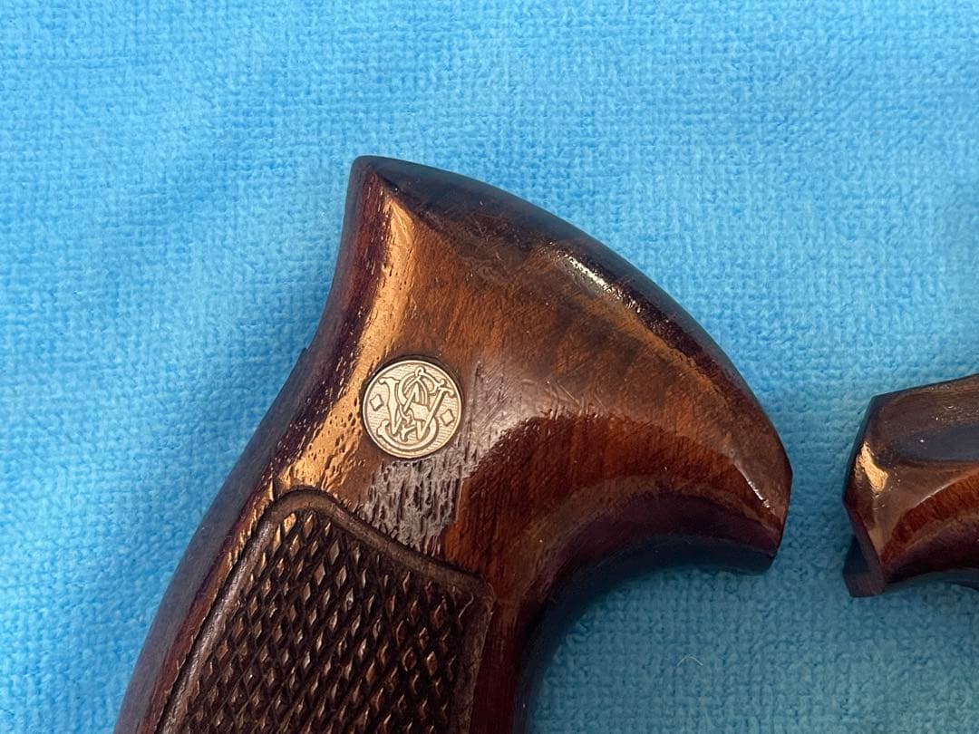 マルシン　Kフレーム　Lフレーム　木製グリップ　M586 M686 モデルガン