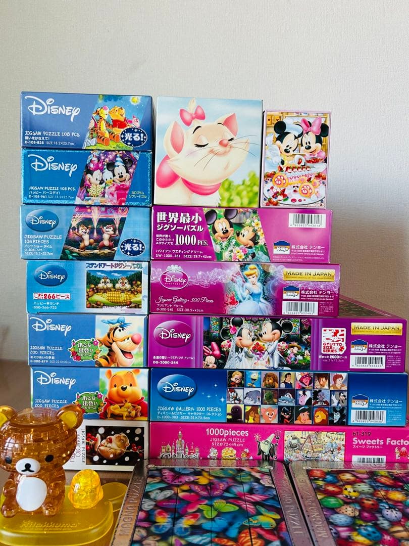 【訳あり品】 ディズニー他 ジグソーパズル まとめ売り　長期休みの暇つぶしに♪