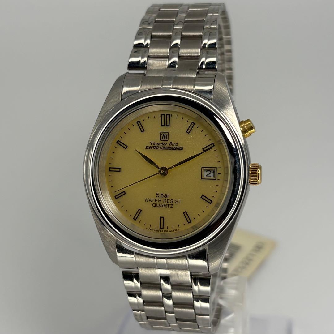 未使用品 CITIZEN シチズン サンダーバード クォーツ腕時計 電池交換済