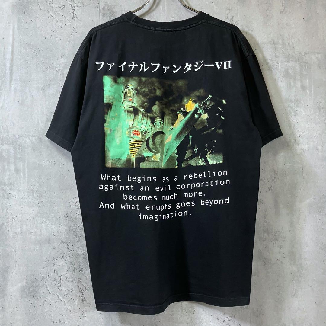 【XL】ファイナルファンタジー7 FF7 両面 アニメ ゲーム Tシャツ