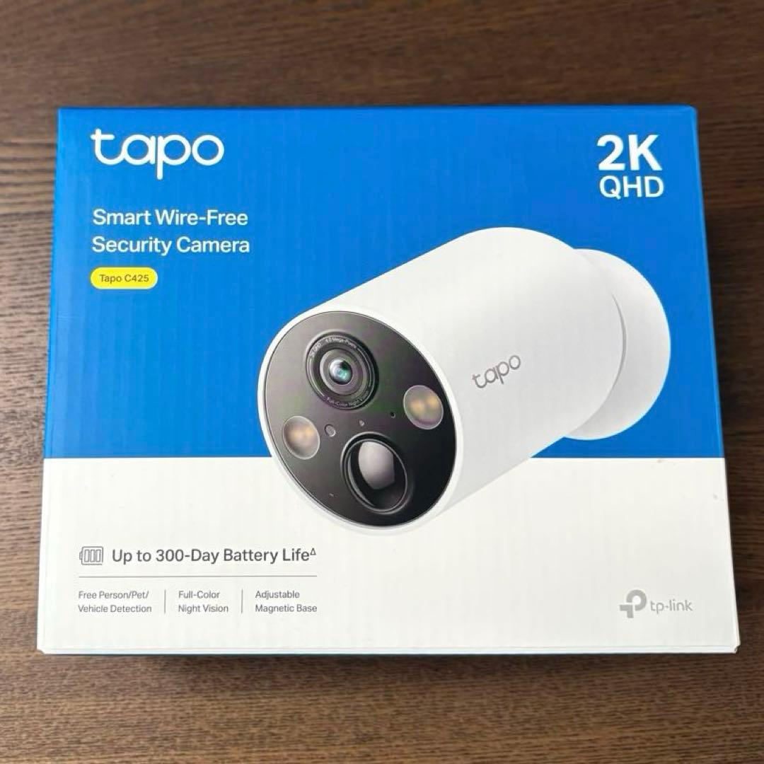 【接続金具付】TP-Link Tapo C425 水防塵 防犯カメラ