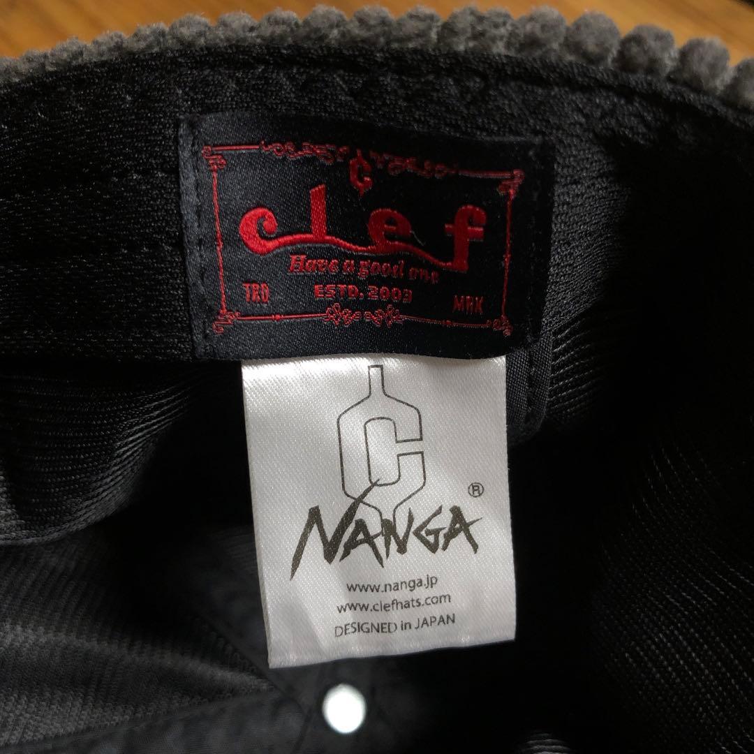 NANGA × CLEF CORD B.CAP コーデュロイキャップ